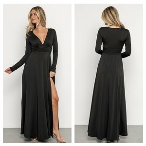 Baltic Born Arianna Maxi Dress Long Sleeve New Without Tags